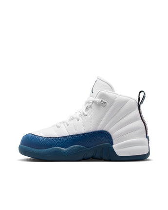 JORDAN 12 RETRO "FRENCH BLUE" (PS) | 151186-114 WHITE/FRENCH BLUE-METALLIC SILVER