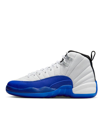 AIR JORDAN 12 RETRO "WHITE & GAME ROYAL" (GS) | 153265-140 WHITE/BLACK-GAME ROYAL