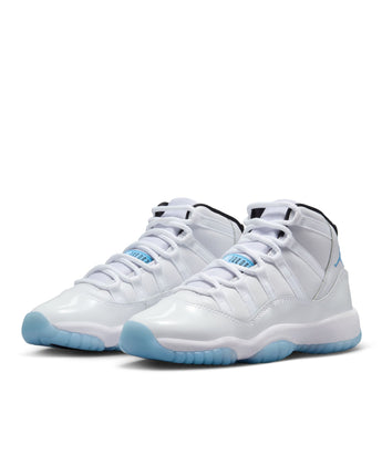 AIR JORDAN 11 RETRO "LEGEND BLUE" (GS) | 378038-104 WHITE/LEGEND BLUE-BLACK