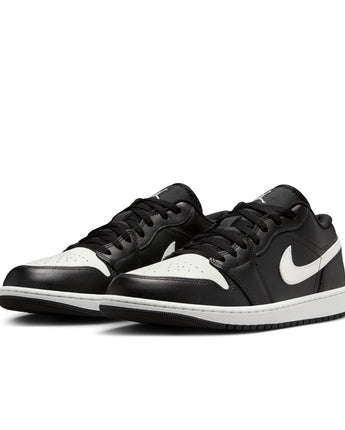 AIR JORDAN 1 LOW | 553558-043 BLACK/SUMMIT WHITE