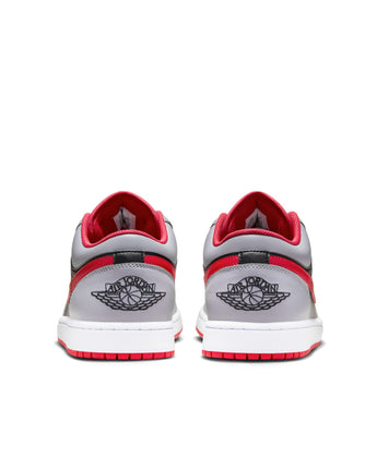 AIR JORDAN 1 LOW | 553558-060 BLACK/FIRE RED-CEMENT GREY-WHITE