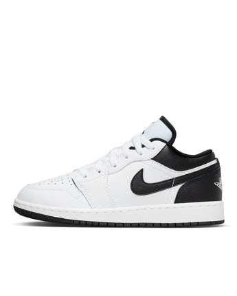 AIR JORDAN 1 LOW (GS) | 553560-132 WHITE/BLACK-WHITE