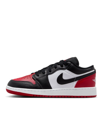 AIR JORDAN 1 LOW (GS) | 553560-161 WHITE/BLACK-VARSITY RED-WHITE