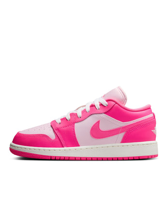 AIR JORDAN 1 LOW (GS) | 553560-661 PINK FOAM/HYPER PINK-SUMMIT WHITE