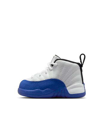 JORDAN 12 RETRO "WHITE & GAME ROYAL" (TD) | 850000-140 WHITE/BLACK-GAME ROYAL