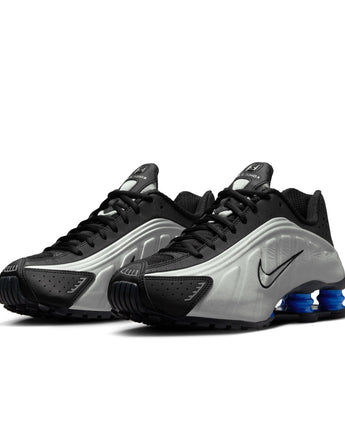 NIKE SHOX R4 | AR3565-006 BLACK/METALLIC SILVER-RACER BLUE