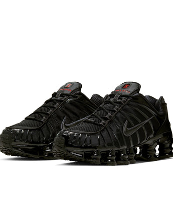 NIKE SHOX TL | AV3595-002 BLACK/BLACK-MTLC HEMATITE-MAX ORANGE