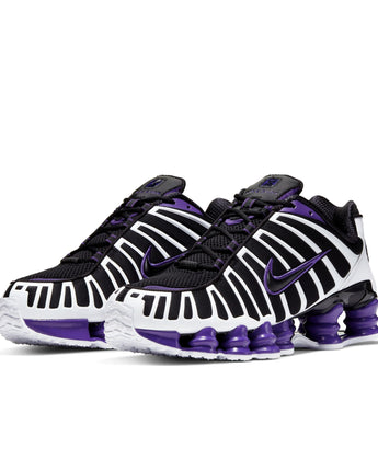 NIKE SHOX TL | AV3595-008 BLACK/COURT PURPLE-WHITE