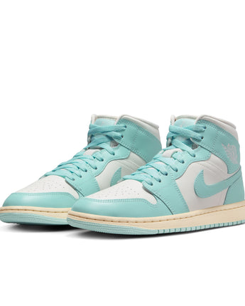 W AIR JORDAN 1 MID | BQ6472-132 SAIL/LIGHT DEW-MUSLIN