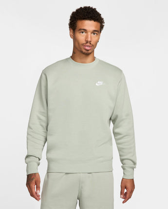 NIKE SPORTSWEAR CLUB FLEECE CREWNECK | BV2662-371 JADE HORIZON/WHITE