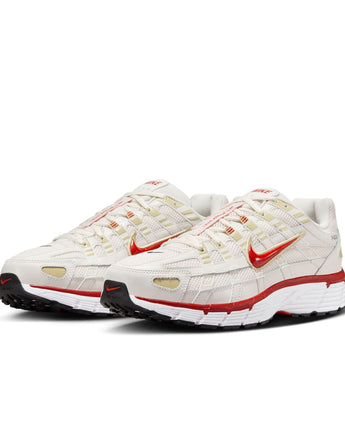 NIKE P-6000 | CD6404-015 PHANTOM/DRAGON RED-WHITE-BLACK