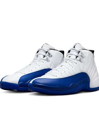 AIR JORDAN 12 RETRO "WHITE & GAME ROYAL" | CT8013-140 WHITE/BLACK-GAME ROYAL