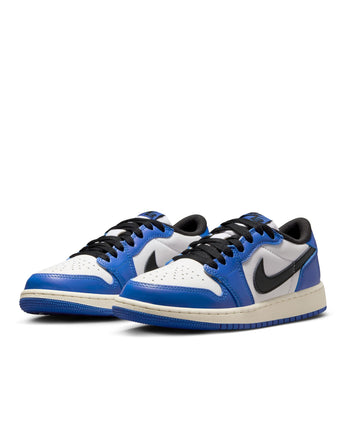 AIR JORDAN 1 RETRO LOW OG (GS) "GAME ROYAL" | CZ0858-140 WHITE/BLACK-GAME ROYAL-SAIL