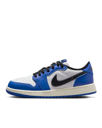 AIR JORDAN 1 RETRO LOW OG (GS) "GAME ROYAL" | CZ0858-140 WHITE/BLACK-GAME ROYAL-SAIL