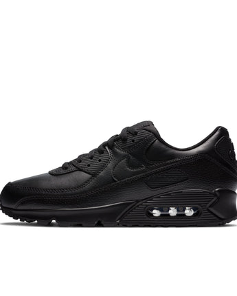 NIKE AIR MAX 90 LEATHER | CZ5594-001 BLACK/BLACK-BLACK