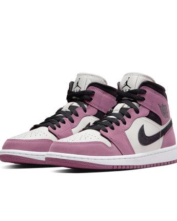 AIR JORDAN 1 MID SE | DC7267-500 LIGHT MULBERRY/BLACK-LIGHT BONE-WHITE