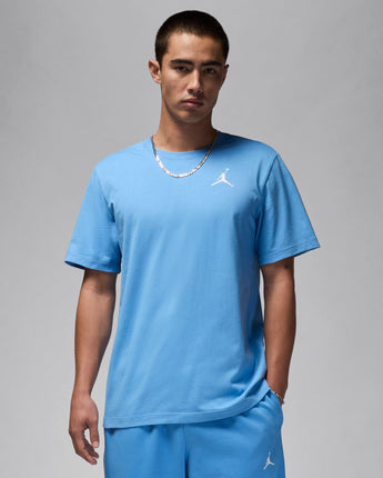 JORDAN JUMPMAN EMB SHORT SLEEVES CREW | DC7485-469 LEGEND BLUE/WHITE