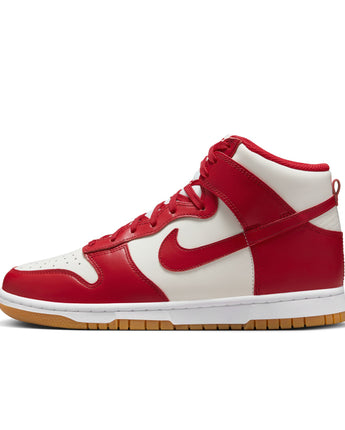 W NIKE DUNK HIGH | DD1869-114 SAIL/GYM RED-GUM LIGHT BROWN-WHITE