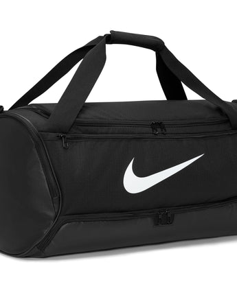 NIKE BRASILIA 9.5 DUFFLE BAG (60L) | DH7710-010 BLACK/BLACK/WHITE