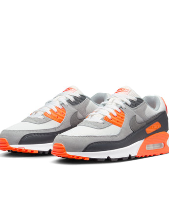 NIKE AIR MAX 90 | DM0029-108 SUMMIT WHITE/SMOKE GREY-SAFETY ORANGE