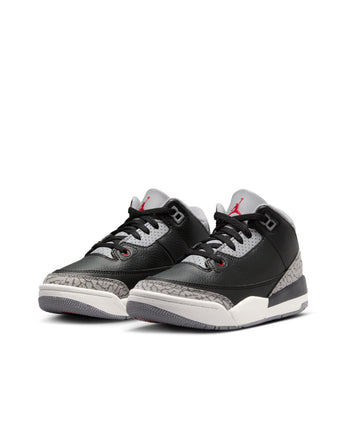 JORDAN 3 RETRO "BLACK CEMENT" (PS) | DM0966-010 BLACK/FIRE RED-CEMENT GREY-SUMMIT WHITE