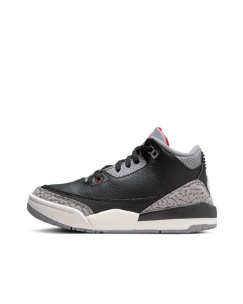 JORDAN 3 RETRO "BLACK CEMENT" (PS) | DM0966-010 BLACK/FIRE RED-CEMENT GREY-SUMMIT WHITE