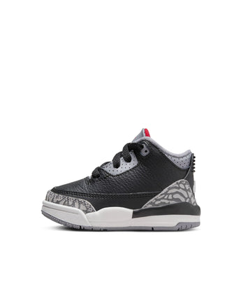 JORDAN 3 RETRO "BLACK CEMENT" (TD) | DM0968-010 BLACK/FIRE RED-CEMENT GREY-SUMMIT WHITE