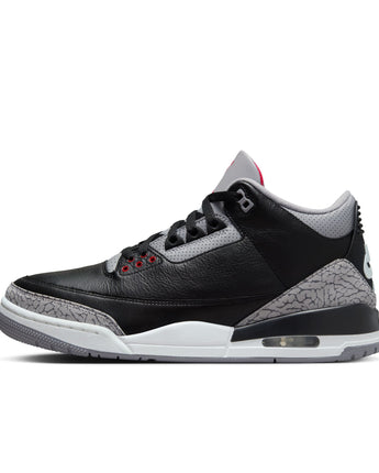 AIR JORDAN 3 RETRO "BLACK CEMENT" | DN3707-010 BLACK/FIRE RED-CEMENT GREY-SUMMIT WHITE