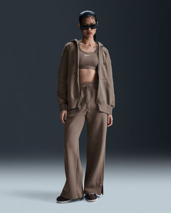 NIKE SPORTSWEAR PHOENIX FLEECE WIDE PANTS | DQ5615-233 MINK BROWN/SAIL