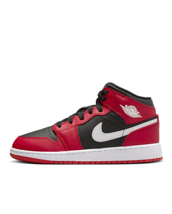 AIR JORDAN 1 MID | DQ8423-061 BLACK/WHITE-GYM RED