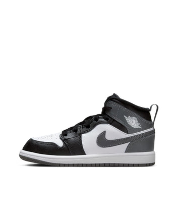 JORDAN 1 MID (PS) | DQ8424-001 BLACK/IRON GREY-WHITE