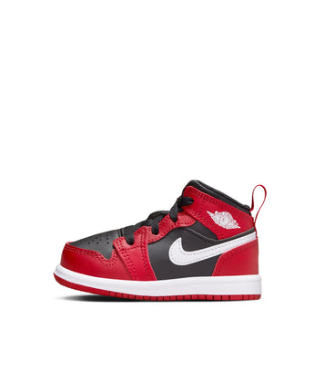 JORDAN 1 MID (TD) | DQ8425-061 BLACK/WHITE-GYM RED