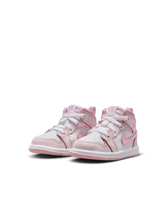JORDAN 1 MID (TD) | DQ8425-600 PEARL PINK/MED SOFT PINK-WHITE