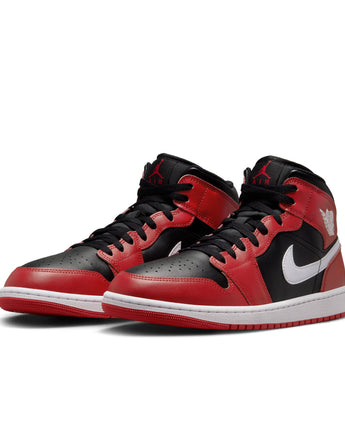 AIR JORDAN 1 MID | DQ8426-061 BLACK/WHITE-GYM RED