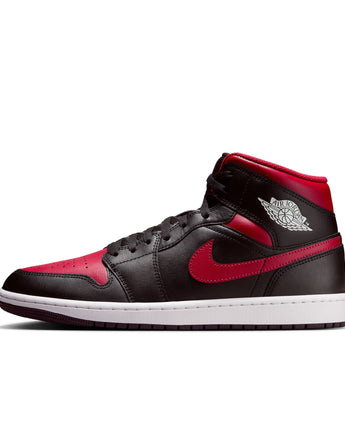 AIR JORDAN 1 MID | DQ8426-067 BLACK/VARSITY RED-SUMMIT WHITE