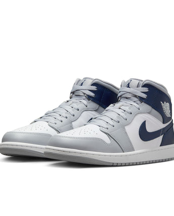 AIR JORDAN 1 MID | DQ8426-104 WHITE/MIDNIGHT NAVY-WOLF GREY