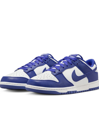 NIKE DUNK LOW | DV0833-103 WHITE/CONCORD-UNIVERSITY RED