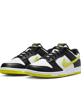 NIKE DUNK LOW RETRO | DV0833-110 WHITE/BRIGHT CACTUS-BLACK