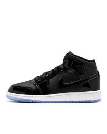 AIR JORDAN 1 MID SE (GS) | DV1337-004 BLACK/DARK CONCORD-WHITE