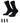 JORDAN EVERYDAY CUSH POLY CREW 3PR | DX9632-010 BLACK/WHITE