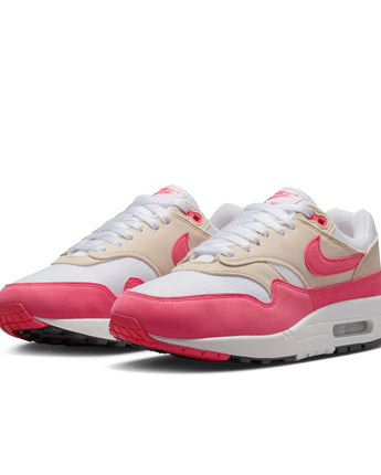 W NIKE AIR MAX 1 | DZ2628-110 WHITE/ASTER PINK-LT OREWOOD BRN-BLACK