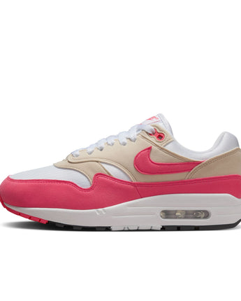 W NIKE AIR MAX 1 | DZ2628-110 WHITE/ASTER PINK-LT OREWOOD BRN-BLACK