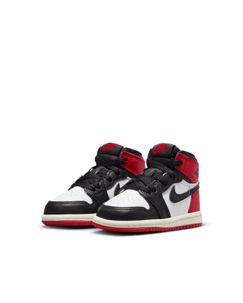 AIR JORDAN 1 HIGH OG "BLACK TOE REIMAGINED" (TD) | FD1413-106 WHITE/BLACK-VARSITY RED-SAIL