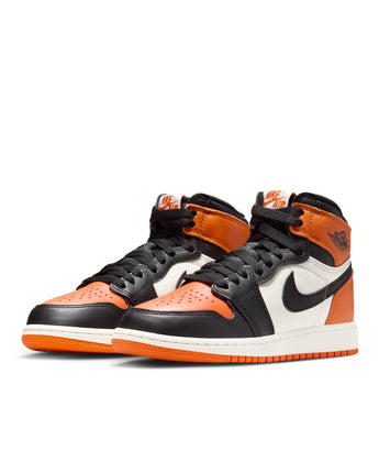 AIR JORDAN 1 RETRO HIGH OG "SHATTERED BACKBOARD" (GS) | FD1437-008 BLACK/BLACK-SAIL-STARFISH