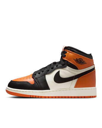 AIR JORDAN 1 RETRO HIGH OG "SHATTERED BACKBOARD" (GS) | FD1437-008 BLACK/BLACK-SAIL-STARFISH