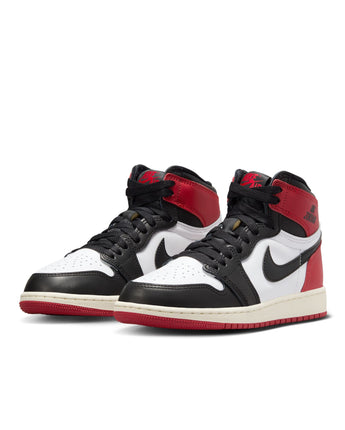 AIR JORDAN 1 HIGH OG "BLACK TOE REIMAGINED" (GS) | FD1437-106 WHITE/BLACK-VARSITY RED-SAIL