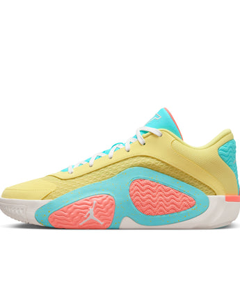 JORDAN TATUM 2 "LEMONADE" | FJ6457-700 LT ZITRON/SAIL-AURORA GREEN-ATOMIC PINK