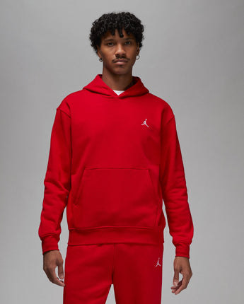 JORDAN BROOKLYN FLEECE PULLOVER | FJ7774-687 GYM RED/GYM RED/GYM RED/WHITE