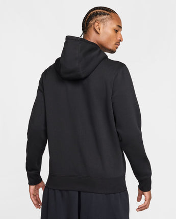 NIKE CLUB BB FULL-ZIP HOODIE | FN3861-010 BLACK/BLACK/WHITE