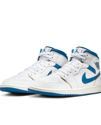 AIR JORDAN 1 MID SE | FN5215-141 WHITE/INDUSTRIAL BLUE-SAIL